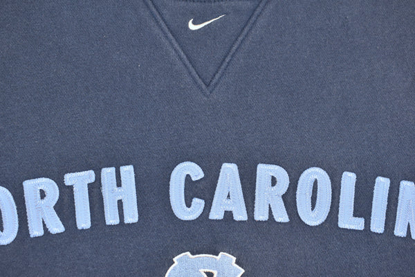 Vintage 00s Nike UNC Tar Heels Center Swoosh Sweatshirt Size Large