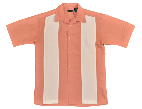 Vintage 00s Cigar Button Up Rayon Shirt Size Small