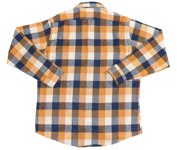 Vintage 90s Fieldmaster Plaid Flannel Button Up Shirt Size Large