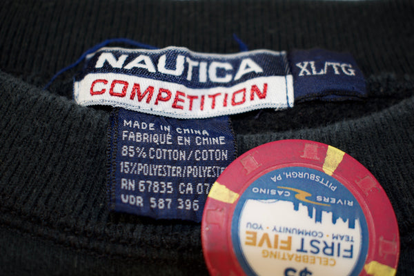 Vintage 90s Nautica Competition Embroidered Sweatshirt | Beyond 94