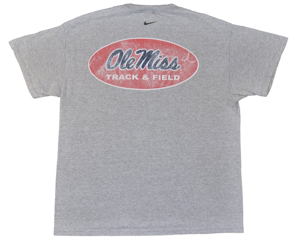 Vintage 00s Nike Ole Miss Track & Field Shirt Size Medium
