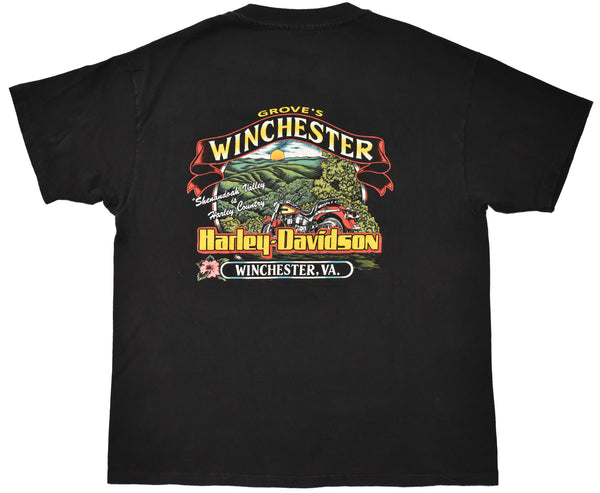 Vintage 1995 Harley Davidson Big Logo Single Stitch Shirt | Beyond 94
