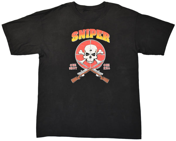 Vintage 1992 One Shot One Kill Sniper Shirt | Beyond 94