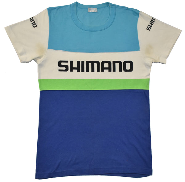 Vintage 80s Shimano Japan Bike Racing Single Stitch Shirt | Beyond 94