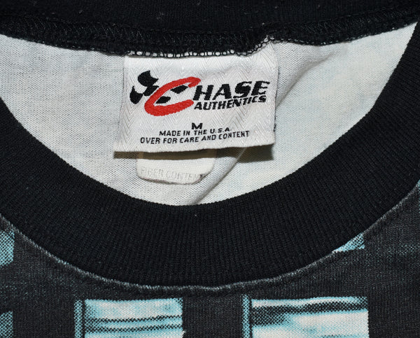 Vintage 90s Dale Earnhardt Rule By Intimidation All Over Print Nascar Shirt Size Medium