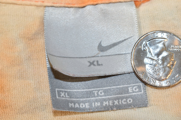 Vintage 00s Nike Bleach Dyed Shirt Size Large