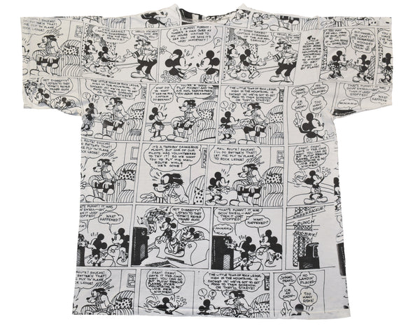 Vintage 90s Minnie Mouse Comic Strip All Over Print Single Stitch Shirt | Beyond 94