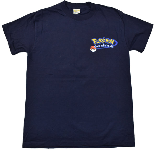 1996 DS Pokemon Ash Ketchum Poke Ball Go TV Anime Promo Shirt Size Small