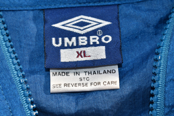 Vintage 90s Umbro Windbreaker Jacket Size X-Large