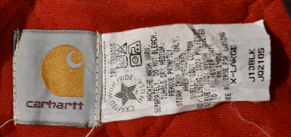 Vintage 90s DS Demtech Demolition Embroidered Carhartt Jacket Size X-Large