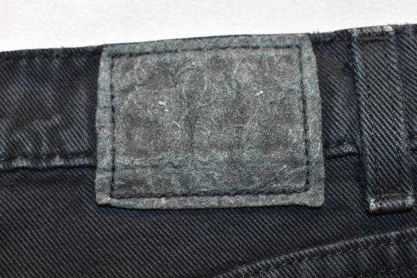 Vintage 90s Levis Silvertab Loose Wide Faded Black Jeans Size 34" x 30"