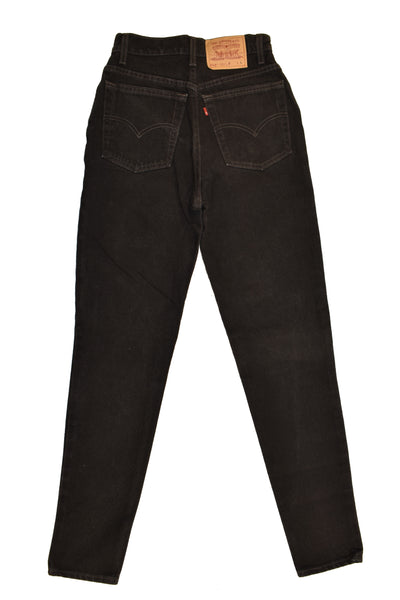 Vintage 90s Levis 512 Black Jeans Size Women's 25" x 32"