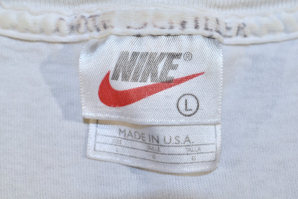 Vintage 90s Distressed Nike Basketball Chopped Shirt Size Large