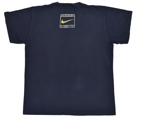 Vintage 90s Nike Michigan Football Shirt Size Women's Medium