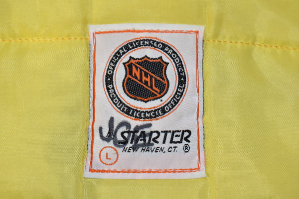 1992 Pittsburgh Penguins Back 2 Back Starter Bomber Jacket Size Large