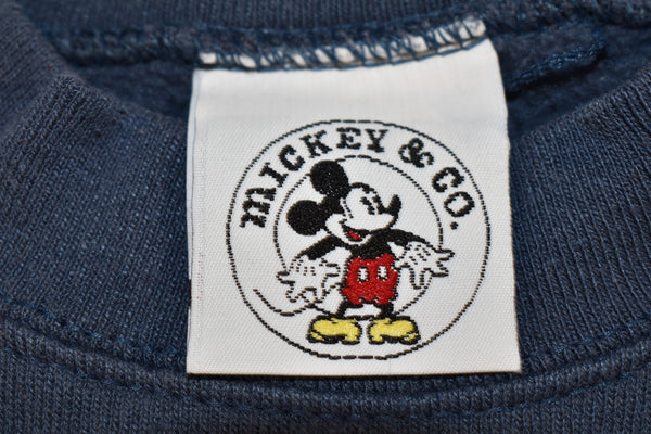Vintage 90s Disney Mickey Embroidered Sweatshirt Size X-Large