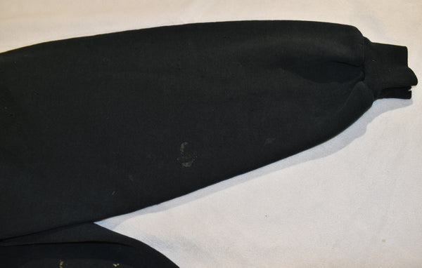Vintage 90s Russell Athletic Distressed Black Blank Hoodie Size X-Large