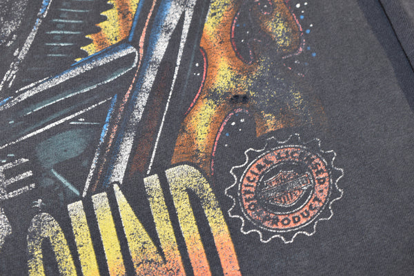 Vintage 1996 Harley Davidson Hottest Sound On The Road Ls Distressed Shirt Size Large