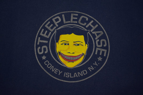 Vintage 90s Steeplechase Coney Island Single Stitch Shirt Size X-Large