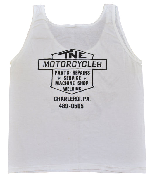 1990 Harley Davidson American Legend 3D Emblem Tank Top Single Stitch Shirt Size X-Large
