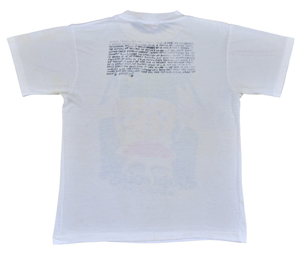 1987 Metallica Crash Course In Brain Surgery Pushead Tour Single Stitch Shirt Size X-Large