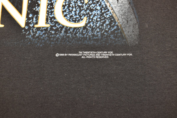 1998 DS Titanic Leonardo Dicaprio Movie Promo Single Stitch Shirt Size Large