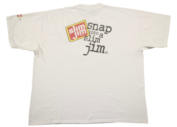 Vintage 00s Slim Jim Snack Promo Shirt Size XX-Large