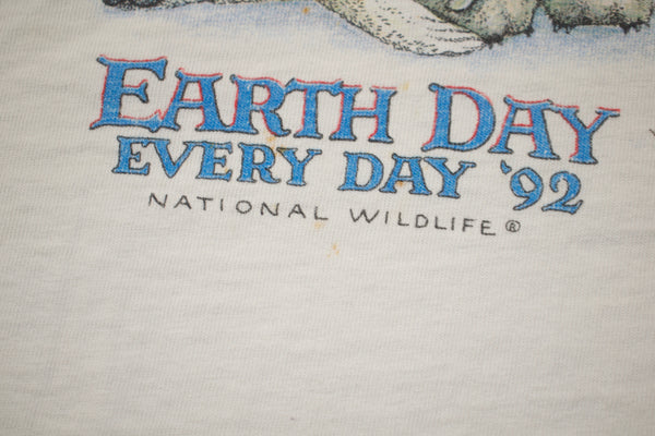 1992 Earth Day Single Stitch Shirt Size X-Large