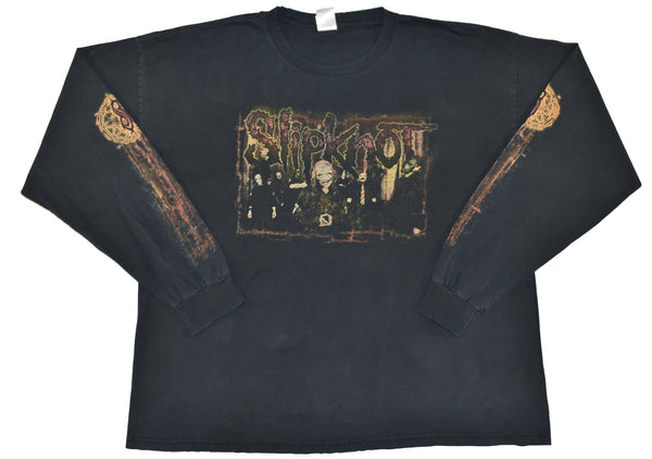 2006 Slipknot Distressed Ls Band Shirt Size XX-Large
