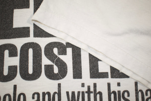 1989 Elvis Costello And The Rude 5 Single Stitch Tour Shirt Size X-Large
