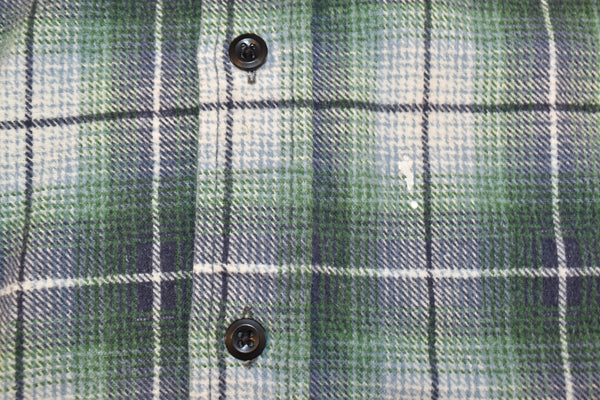 Vintage 90s Fieldmaster Green Plaid Flannel Size XX-Large