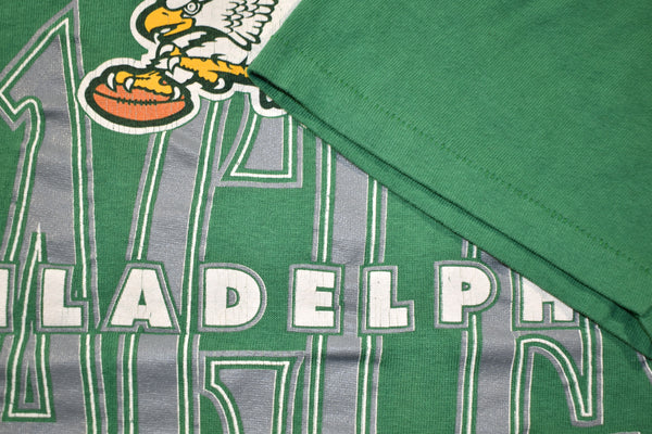 Vintage 80s Philadelphia Eagles Single Stitch Shirt Size Large