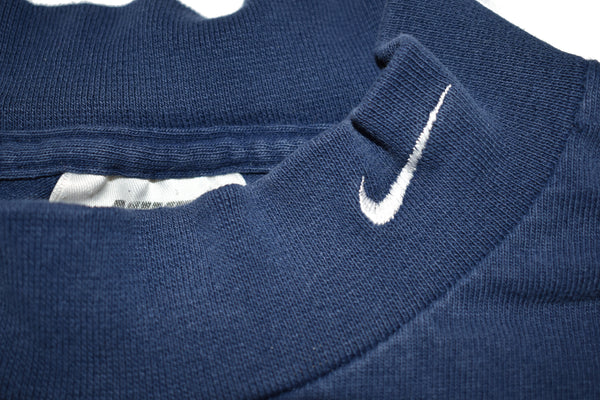 Vintage 90s Nike Penn State University Swoosh Mock Neck Ls Shirt Size X-Large