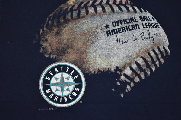 1996 Seattle Mariners American League Shirt Size Medium