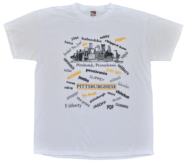 1999 Pittsburgh Pittsburghese Definition Shirt Size X-Large
