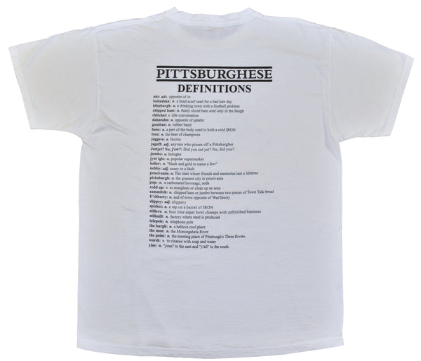 1999 Pittsburgh Pittsburghese Definition Shirt Size X-Large