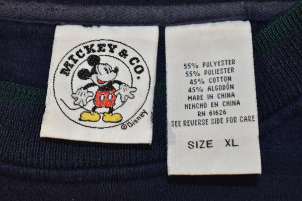Vintage 90s Disney Mickey & Co. Embroidered Sweatshirt Size X-Large