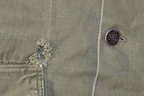 Vintage 50s Military 13 Stars Field Shirt Size Large