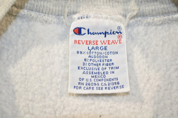 Vintage 90s Champion Seton Hill University Reverse Weave Sweatshirt Size Large