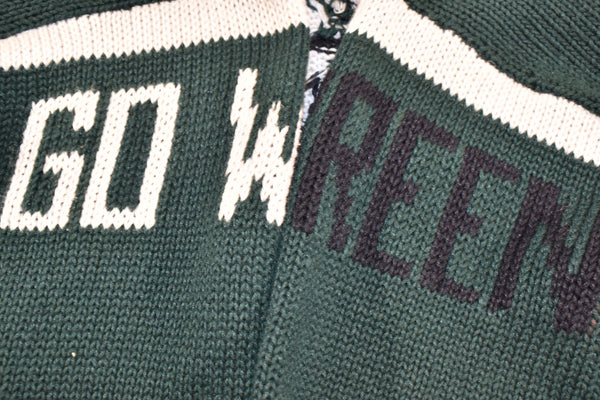 Vintage 80s Michigan State University Knit Cardigan Size Women's Medium