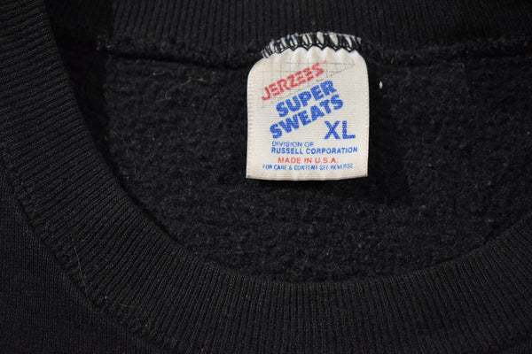 Vintage 90s Wamo Radio Station Embroidered Sweatshirt Size X-Large