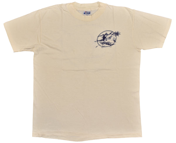 Vintage 80s DS Hawaii Sailboat Single Stitch Shirt Size Large