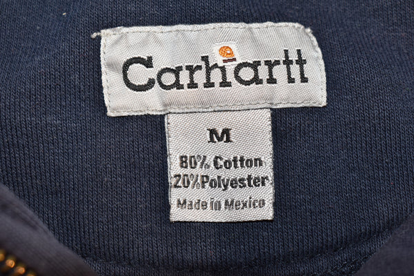 Vintage 90s Carhartt 1/4 Zip Hoodie Size Medium