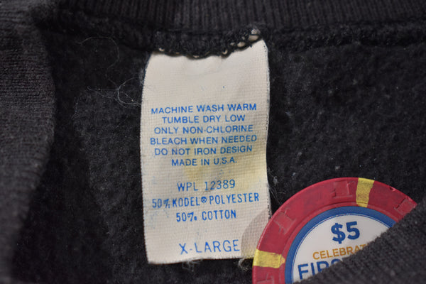 1989 Cedar Point Magnum XL-200 Roller Coaster Amusement Park Sweatshirt Size X-Large