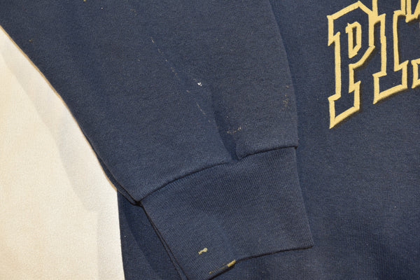 1997 Pitt Panthers Liberty Bowl Paint Splatter Sweatshirt Size X-Large