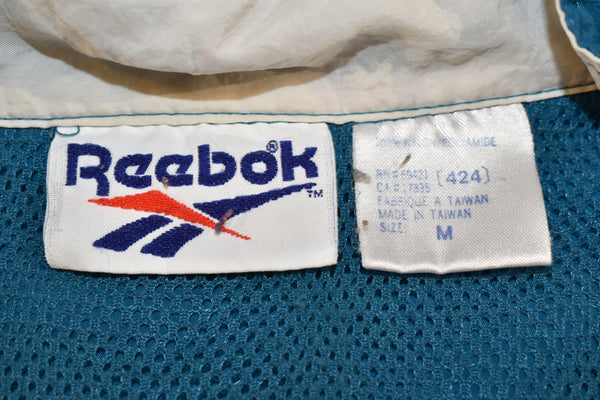 Vintage 90s Reebok Abstract Pullover Windbreaker Jacket Size Medium