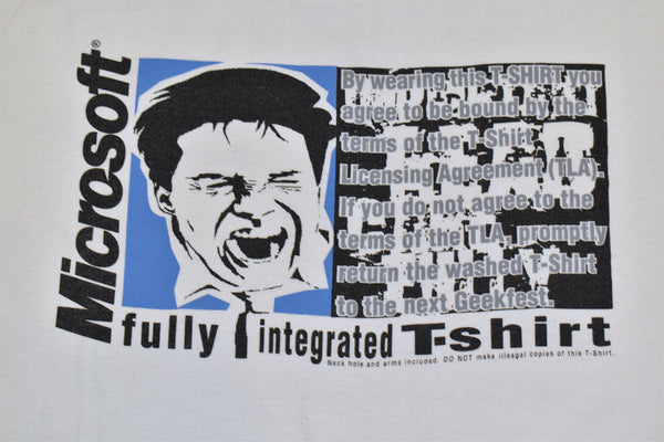 1998 Microsoft Geek Fest Single Stitch Shirt Size X-Large