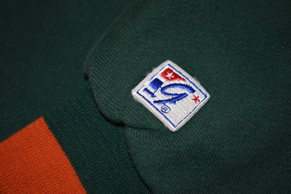 Vintage 90s Miami Hurricanes Embroidered Script Sweatshirt Size X-Large