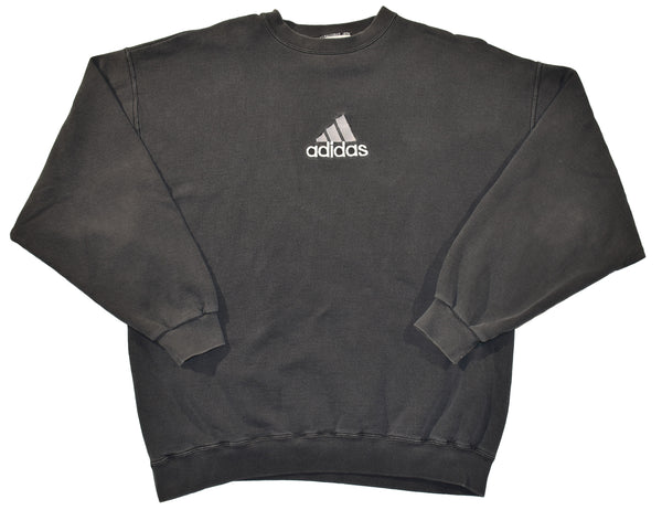 Vintage 90s Adidas Center Logo Embroidered Sweatshirt | Beyond 94