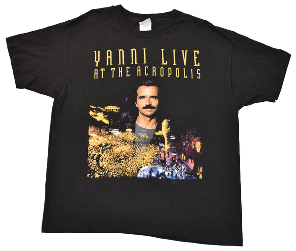 Vintage 1995 DS Yanni Live At The Acropolis Single Stitch Tour Shirt | Beyond 94